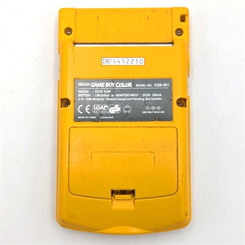 Gameboy Color - Console - Dandelion Yellow - SNR EPIC-CP-0021  (B Grade) (Genbrug)